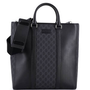 Gucci Convertible Tote Gg Coated Canvas #244391G11B